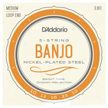 D'Addario EJ61 Nickel Medium 010-023