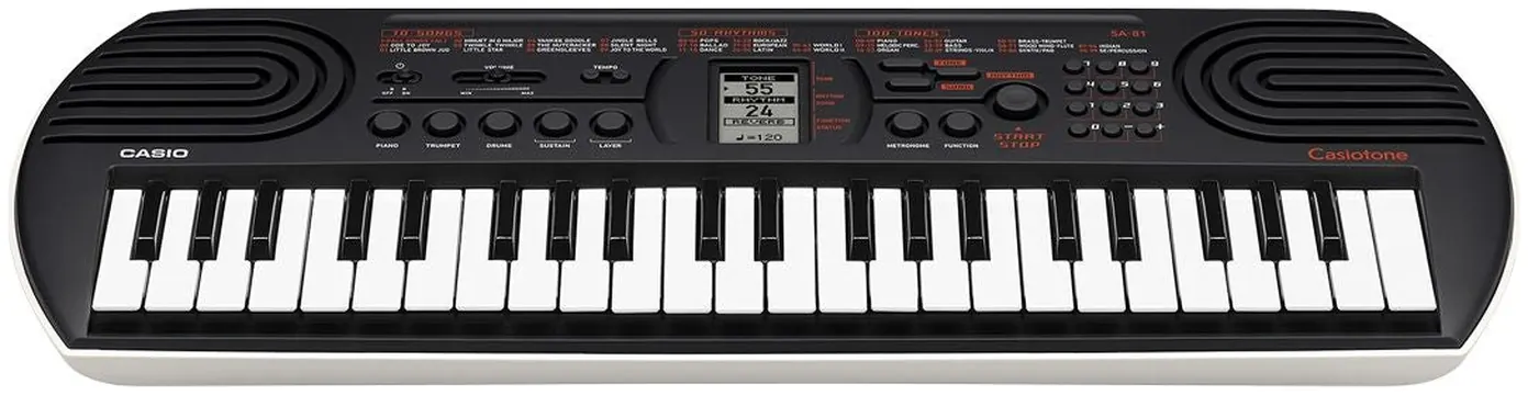 Casio SA-81 Tastiera a 44 tasti MINI colore Nera