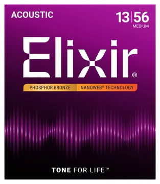Elixir 16102 Phosphor Nanoweb Medium | 013-056