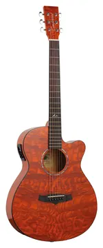 Tanglewood TA4CEHN Electro Acoustic Super Folk Cutaway Shoreline Amber