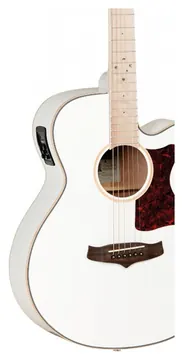 Tanglewood TW4-BLW Super Folk Cutaway Electro Acoustic Whitsunday White Gloss