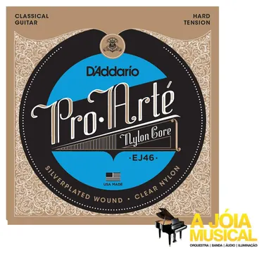 DAddario Encordoamento DAddario EJ46 Pro Arte para Violão Nylon
