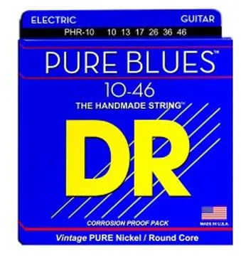 DR PHR-10/46 Pure Blues Corde chitarra Elettrica heavy 10/46