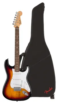 Fender Standard Stratocaster and Gig Bag or Case, Build Your Own Bundle