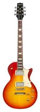 Heritage Custom Shop Core Collection H-150 Plain Top Electric Guitar with Case, Dark Cherry Sunburst
