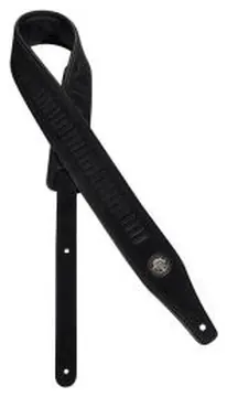 Gaucho Top Quality Suede Guitar Strap - Black GST-663-BK