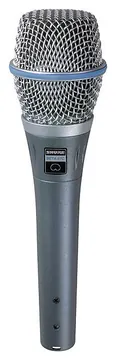 Shure Beta 87 C Kondensatormikrofon Niere Gesangsmikrofon mit warmen, natürlichen Klang.