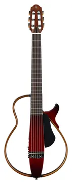 Yamaha SLG200NII Silent Guitar Nylon Crimson Red Burst