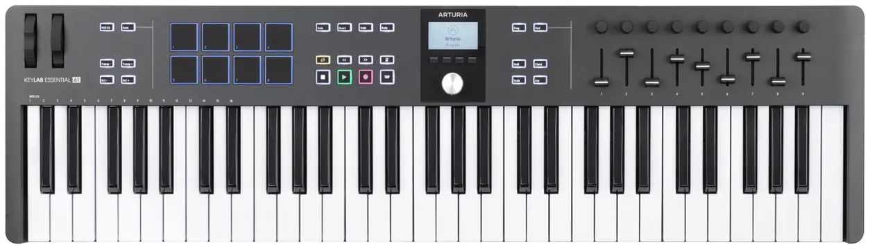 Arturia Keylab Essential 3 61-Note in Black