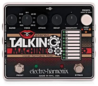 Electro Harmonix Electro-Harmonix - Stereo Talking Machine Vocal Formant Filter Pedal