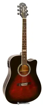 Giannini Performance GF1D Folk Eletroacústico Cordas Aço Cor Brown Red Burst (BRB)