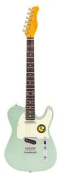Sire Guitars T Series New Gen Larry Carlton electric guitar T-style surf green metallic, T3N/SGM