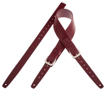 Magrabo Straps Tw in Buckle TC Core Bordeaux 7 cm fibbie Classic Argento