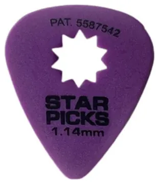Star Picks Blister Packs 1.14mm Purple