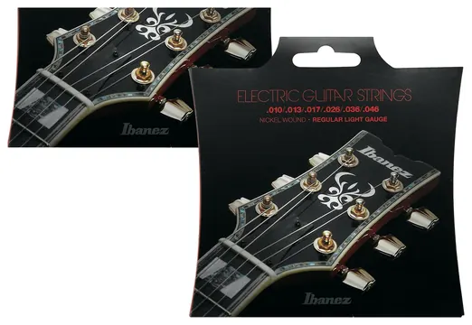 Electric Guitar Strings 10-46 Ibanez IEGS61 Regular Light X2 SET OFFER