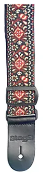 Stagg Woven Strap Nylon Jimi Brown