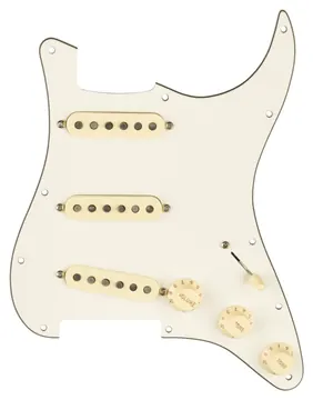 Fender Pre Wired Strat Pickguard SSS Custom Shop '69 White