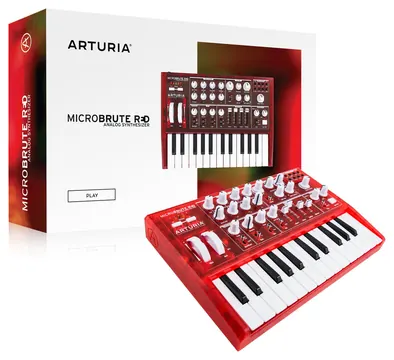 Arturia Microbrute Red Sintetizzatore Monofonico Analogico Micro Brute 25 Tasti Mini Midi Usb Colore Rosso