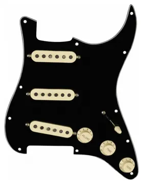 Fender Golpeador Precableado Strato SSS Tex-Mex Black 11