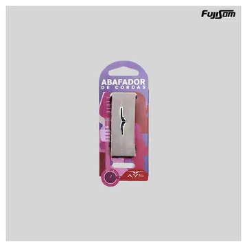 AVS Abafador DE Cordas Avs Para Violão Guitarra Couro Branco | Fujisom