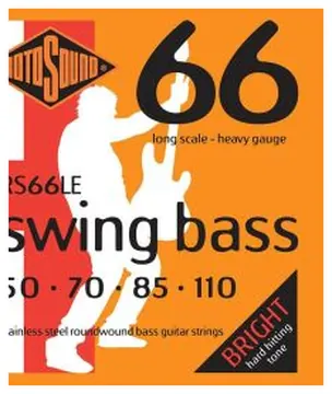 Rotosound 'Swing Bass 66' RS66LE Stainless Steel 50-110 RS66LE