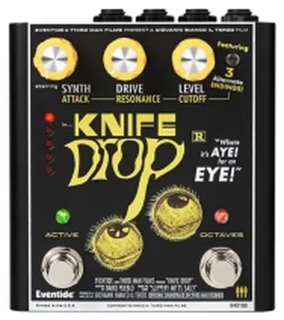 Eventide Knife Drop sub-octave fuzz