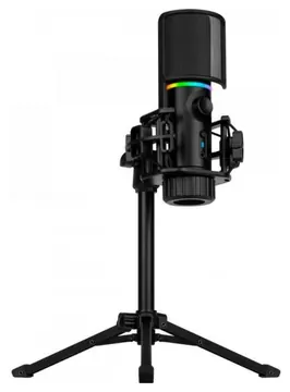 Streamplify Microfone Gamer Streamplify Mic Tripod Com Tripé Preto RGB