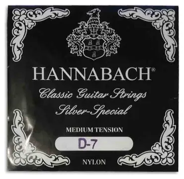 Corda Hannabach 8157ZMT Sétima Ré Nylon para Guitarra Clássica