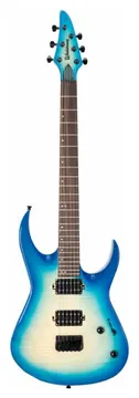 Waldman Super Strato Tampo Flamed Waldman WM320F GRB Green
