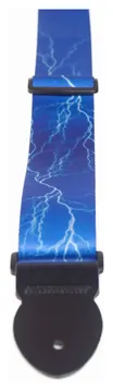 Levin 2" Webbing Graphic Guitar Strap Lightning (LS-G-WG-200-LIGHTNING)
