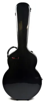 BAM 8004XL Hightech Arch Top 16" Guitar Case, Black Carbon Look
