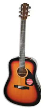 Guitarra Acústica Fender Dreadnought CD 60 V3 DS Sunburst Walnut