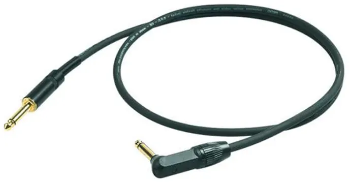 Proel CHL120LU3 Cavo Jack Mono 6.3 a Jack Mono 6.3 Angolo 3mt