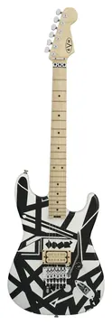 EVH Striped Series Shapes, MN Bianco e Nero