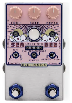 Beetronics FX Beetronics Seabee Lite Multi-Chorus Pedal Pink