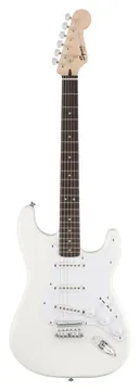 Fender Squier Bullet Stratocaster HT Arctic White Chitarra elettrica bianca