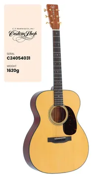 Martin Cs 000 Sitka-sparren/Gevlamd mahonie