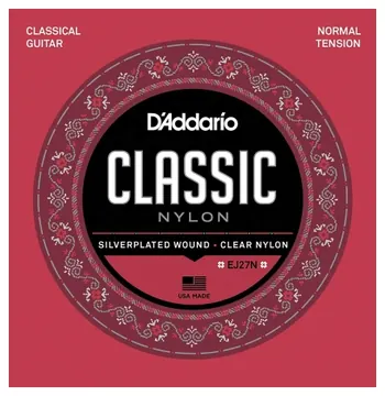 Daddario D´Addario Jogo de Cordas Nylon Guitarra Clássica EJ27N