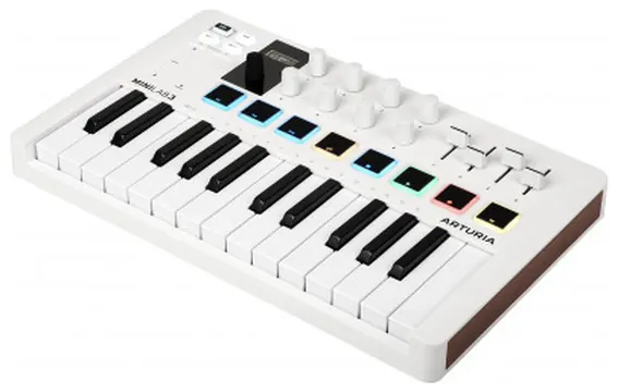 Arturia MiniLab 3 Branco Teclado MIDI USB-C 25 Teclas
