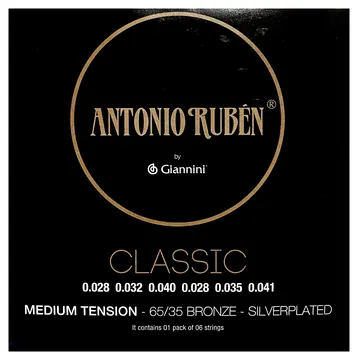 Roxor Rockstore RUBEN Klassikgitarren Saiten Light Tension Silverplated