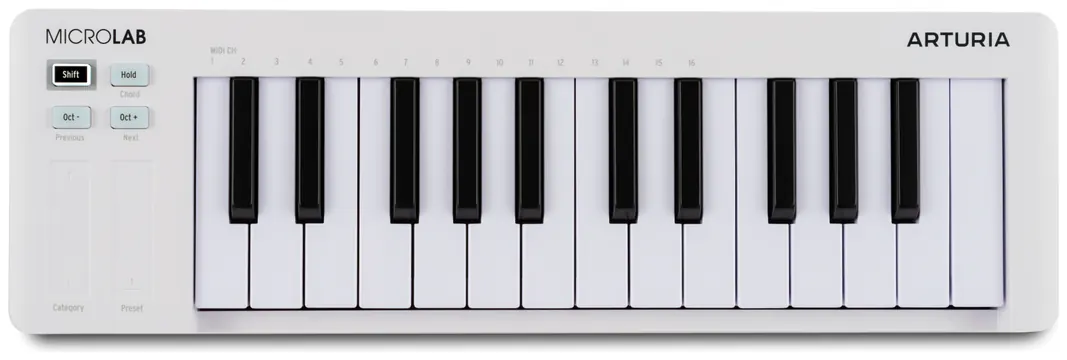 Arturia MicroLab Mk3 White
