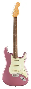 Fender Stratocaster 60S Vintera Modified PF Burgundernebel Metallic - Überholt