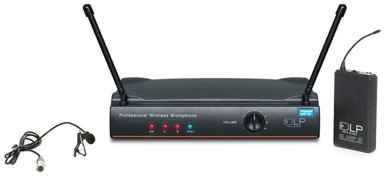 DLP Microfone Sem Fio DLP SLD1 UHF Lapela