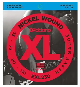 D'Addario E-Bass Saiten Long Scale Heavy EXL230