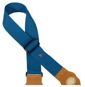 Gaucho Blue Guitar Strap GST-100-CU