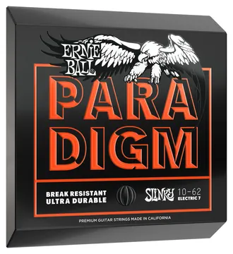 Ernie Ball 2030 Paradigm Skinny Slinky 7-Str 10-62 Saitensatz für E-Gitarre