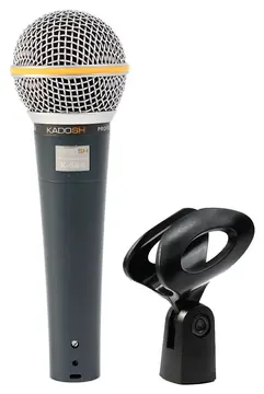Kadosh Microfone Dinâmico Kadosh K58A Cardioide Profissional para Voz