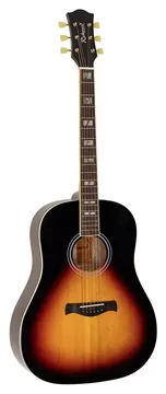 Richwood Heritage Series HSDS-42-SB dreadnought guitar with solid spruce top
