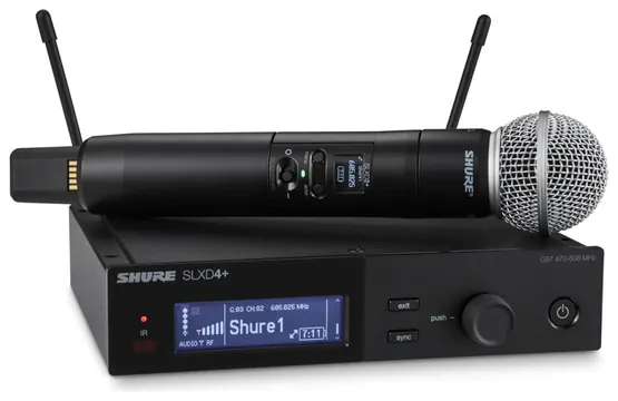 Shure SLXD24+ SM58-G65=470-606 MHz