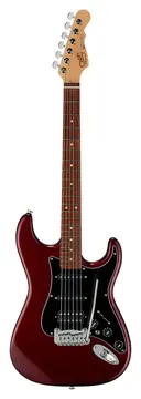 G&L Fullerton Deluxe Legacy HSS HB ruby red metallic